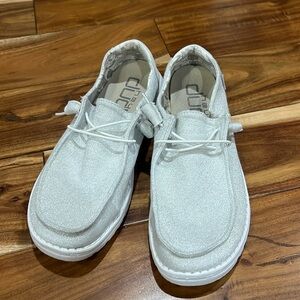 Wendy Stretch Sparking White Hey Dudes